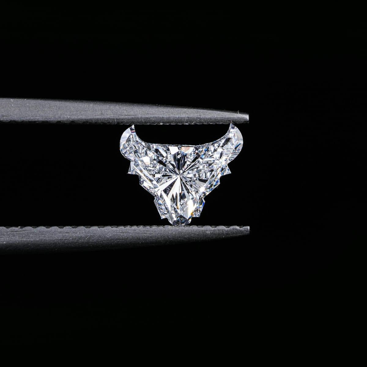Bull-shaped diamond